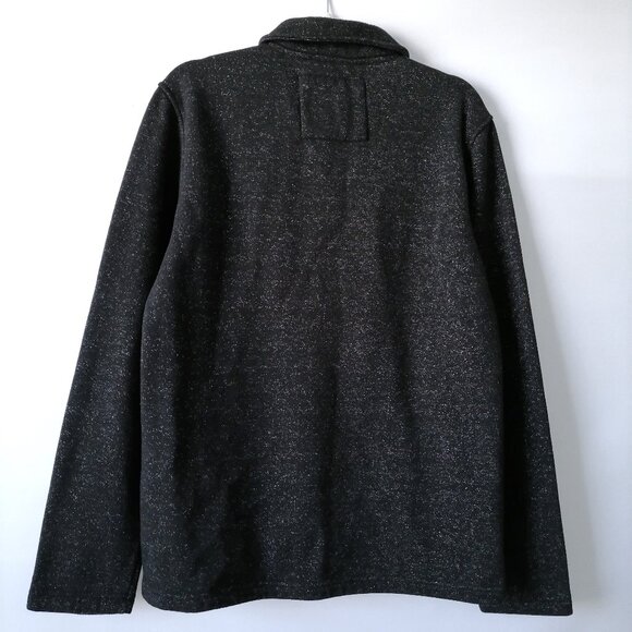 EDC Mens Black Long Sleeve Full Zip Fleece Jacket Size Medium - Picture 2 of 7